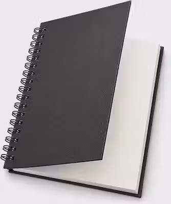 Caderno de Desenho Sketchbook A5 Espiral, Capa Dura, 54 Folhas
