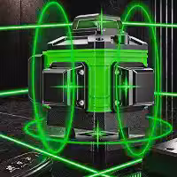 Nivel a Laser 8/12/16 Linhas Verde Autonivelante 360 Graus (16 Linhas)