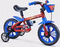 Nathor Bicicleta Infantil Aro 12 Marvel Spider-Man