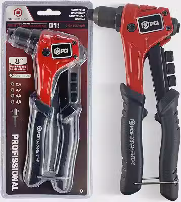 Rebitadeira Alicate Rebitador Profissional 2,4 Até 4,8mm Pro