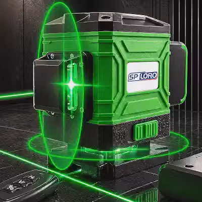 Nivel a Laser 8/12/16 Linhas Verde Autonivelante 360 Graus (8 Linhas)