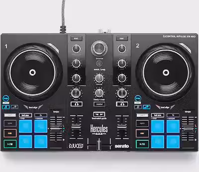 Hercules DJControl Inpulse 200 MK3 – Controlador de DJ ideal para começar a DJing – Software e tutoriais incluídos – Spotify e Apple Music streaming com Serato DJ Lite