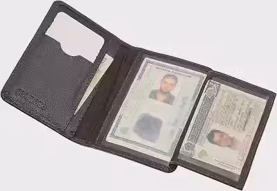 Carteira Slim Masculina Couro Legítimo Porta Cnh, Documento de Veiculo 187