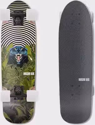 HORIZON BLUE Dinghy Classic Cruiser Skateboard Complete - 28.5' Lightweight Commuter/Soft 63mm Wheels & Maple Deck