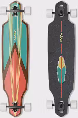 VOLADOR Urban Freeride Pro Longboard Cruiser 101,6 cm | Deck de madeira de bordo canadense e caminhão Kingpin reverso forjado | Configuração completa para viagens urbanas