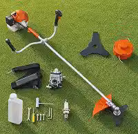 Roçadeira Profissional kNakasaki 75CC 3,6HP Gasolina Completa