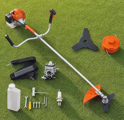 Roçadeira Profissional kNakasaki 75CC 3,6HP Gasolina Completa