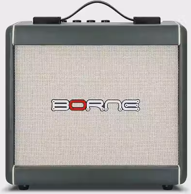 Amplificador Cubo Para Guitarra Borne F60 Verde 15W Bivolt Automático