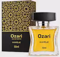 Havele Ozari Perfume Árabe Masculino Eau de Parfum 50ml, Oriental Baunilha Gourmand, Amadeirado e Especiado, Compartilhável
