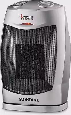 Aquecedor Termo Ceramic, Mondial, Preto/Prata, 1500W, 220V - A-05