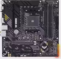 Placa-Mãe ASUS TUF Gaming B550M-PLUS AM4 mATX — Suporte Ryzen, PCIe 4.0, M.2 NVMe, DDR4, HDMI/DP, LAN Gigabit, Durabilidade Militar para PC Gamer