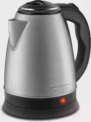 MONDIAL Chaleira Elétrica Pratic, Preto/Inox, 1200W, 220V - CE-06
