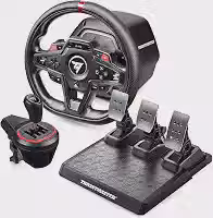 Thrustmaster T248R Shifter Pack, Volante de Carreras Force Feedback de 3,1 N⋅m con Palanca de Cambios TH8S y Pedales, Para PS5, PS4 y PC