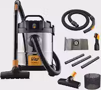 WAP Aspirador de Pó e Água Barril GTW INOX 12, Compacto, 12 Litros, com Filtro Lavável, 160mbar 1400W 127V