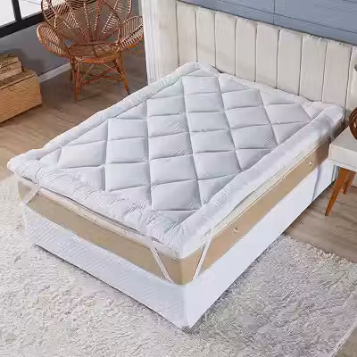 Casa Dona Pillow Top 400 Fios Toque de Plumas, Casal
