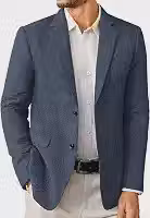 Blazer masculino esportivo casual com dois botões leve para negócios